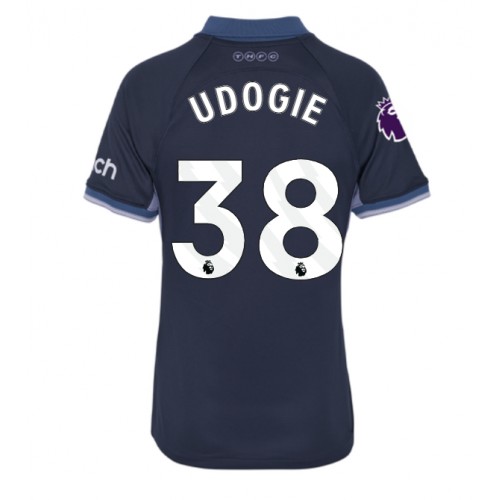 Fotbalové Dres Tottenham Hotspur Destiny Udogie #38 Dámské Venkovní 2023-24 Krátký Rukáv